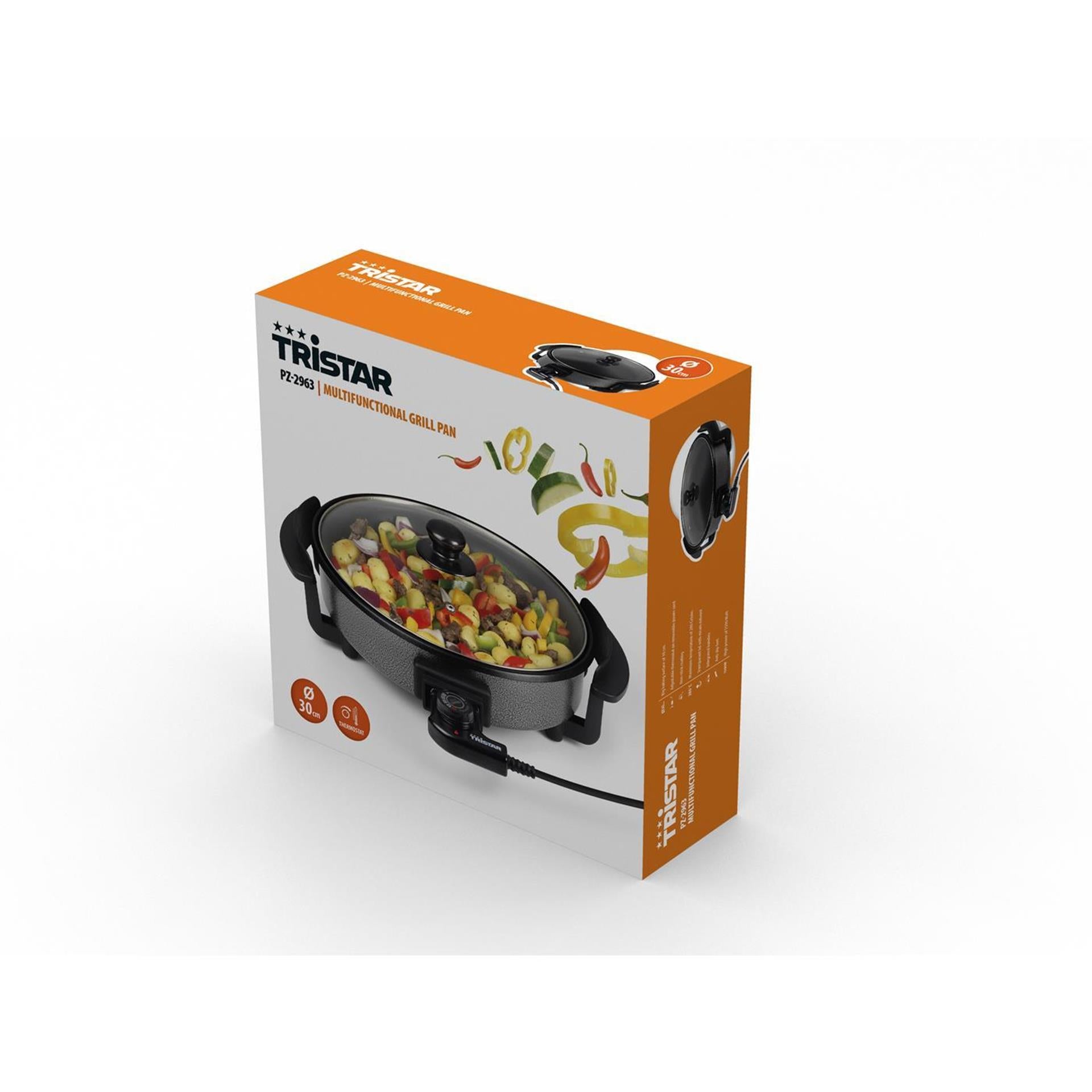 Tristar multifunctionele hapjespan 1500w ø30cm 1,75 liter