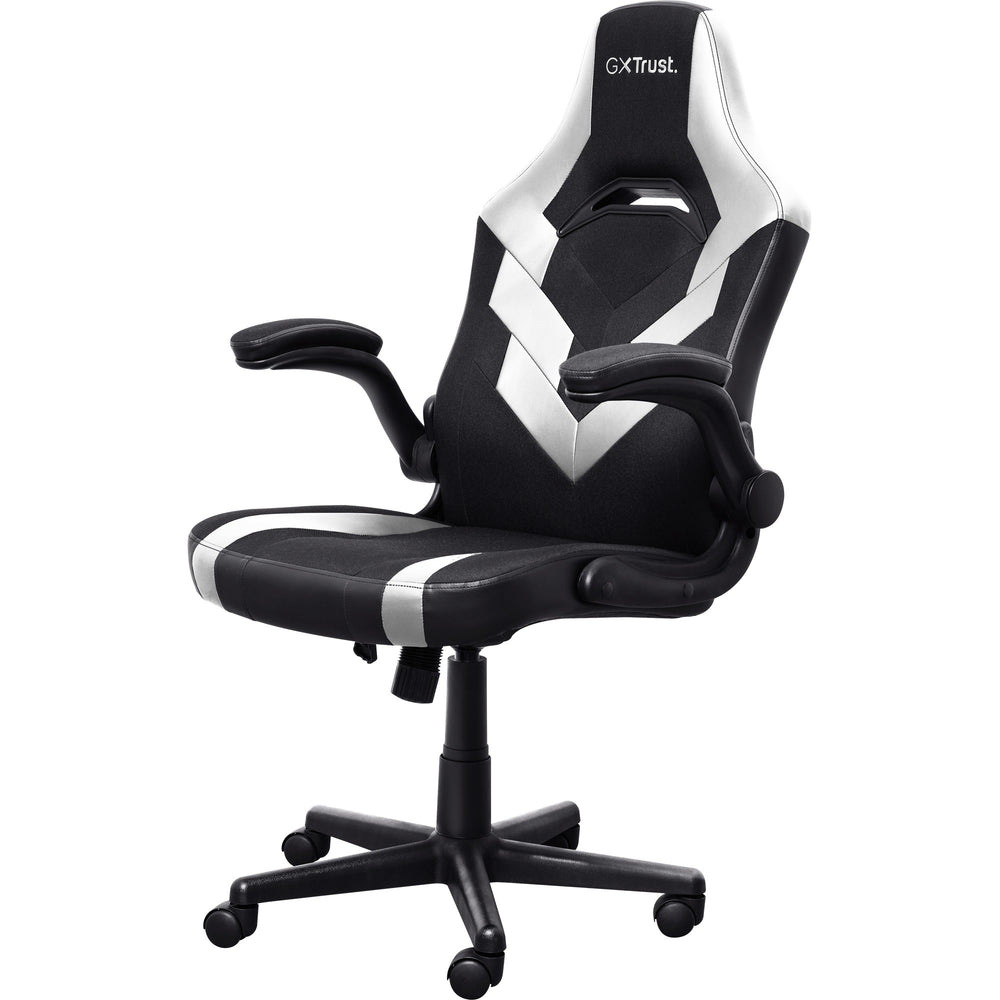 Trust gxt 703w riye gamingstoel (zwart wit)