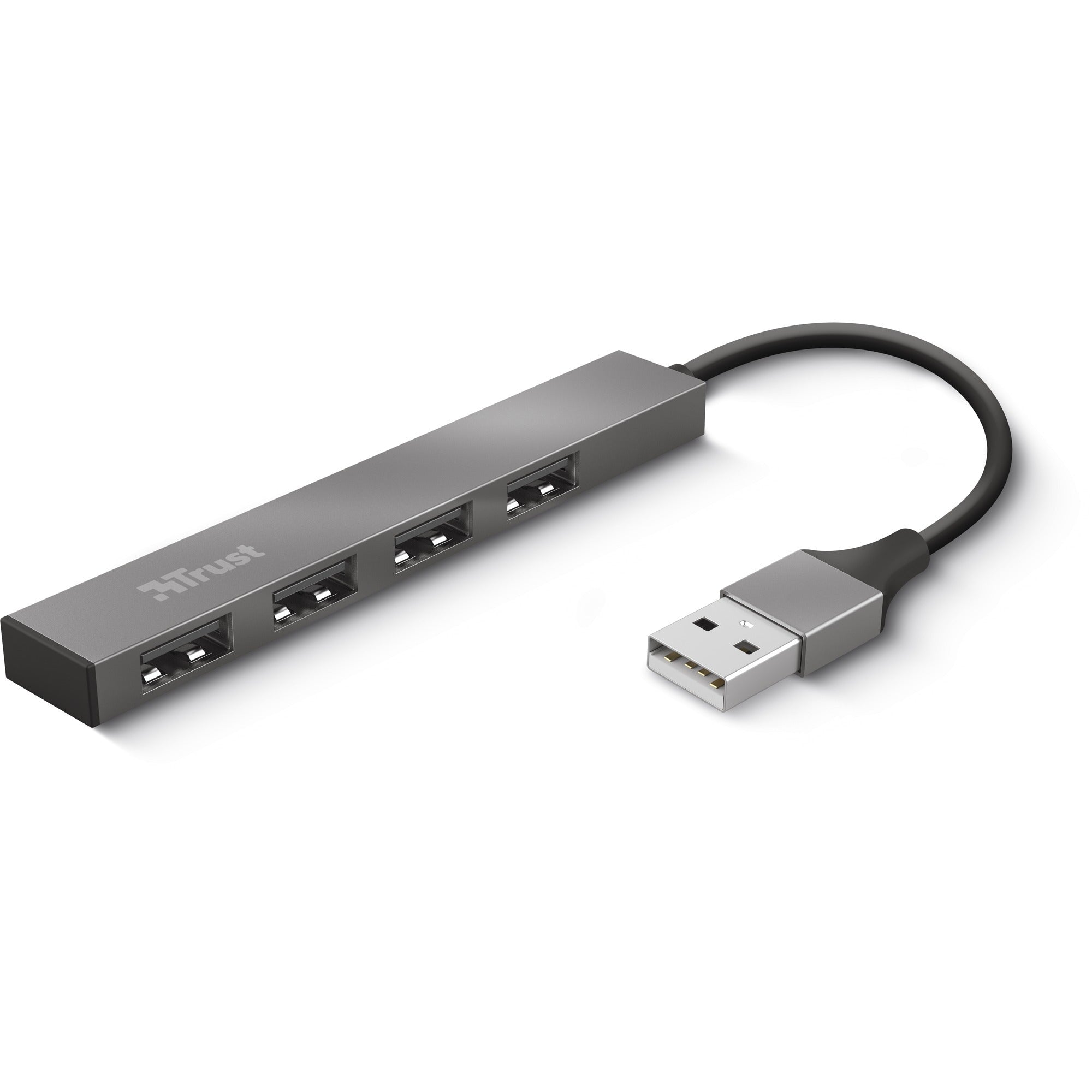 Trust Trust Halyx Aluminium 4-poorts mini-USB-hub