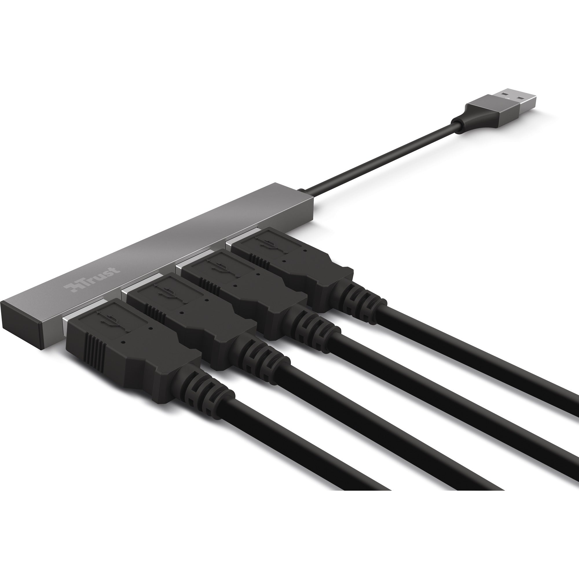 Trust Trust Halyx Aluminium 4-Port Mini USB Hub