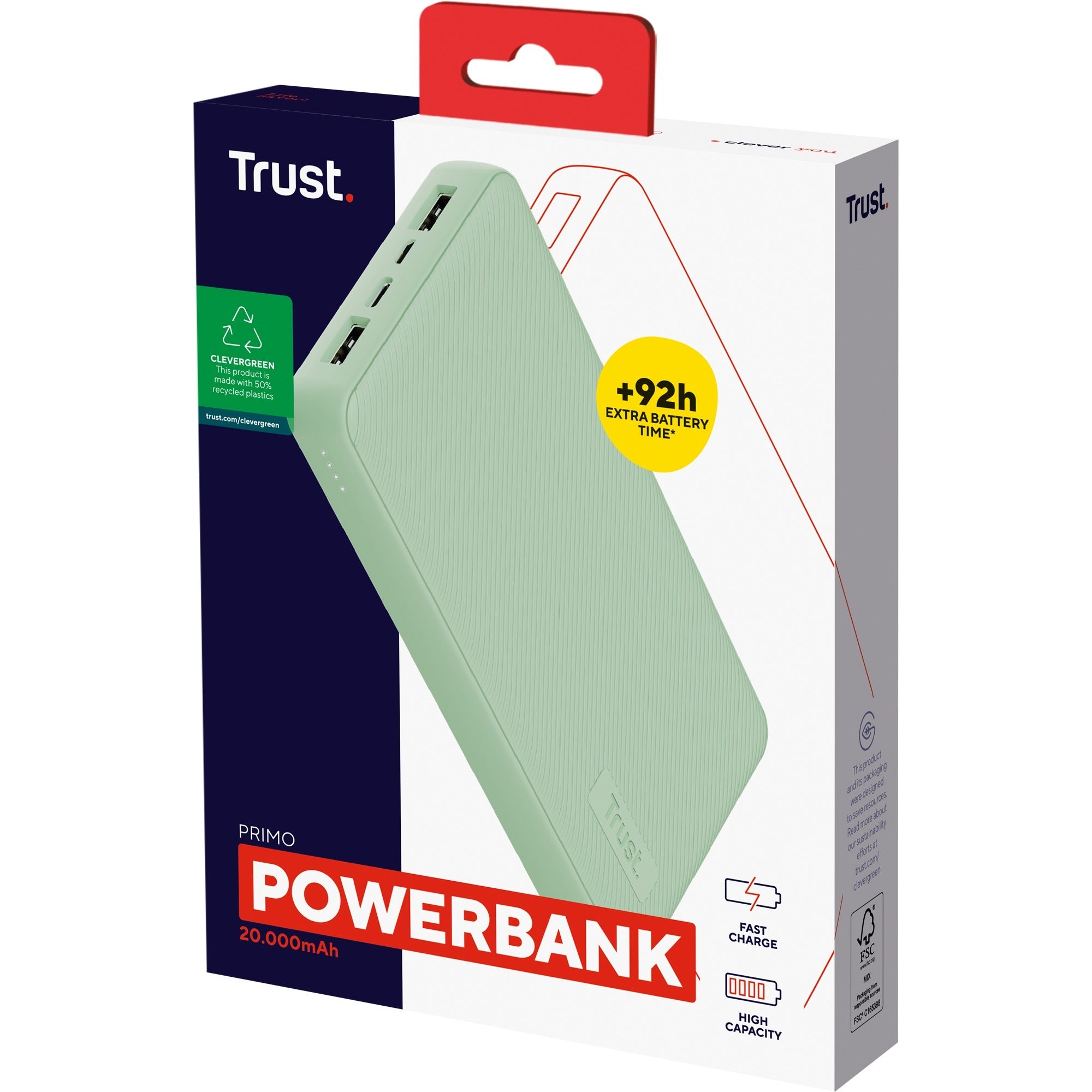 Trust Trust PRIMO 20.000mAh ECO powerbank