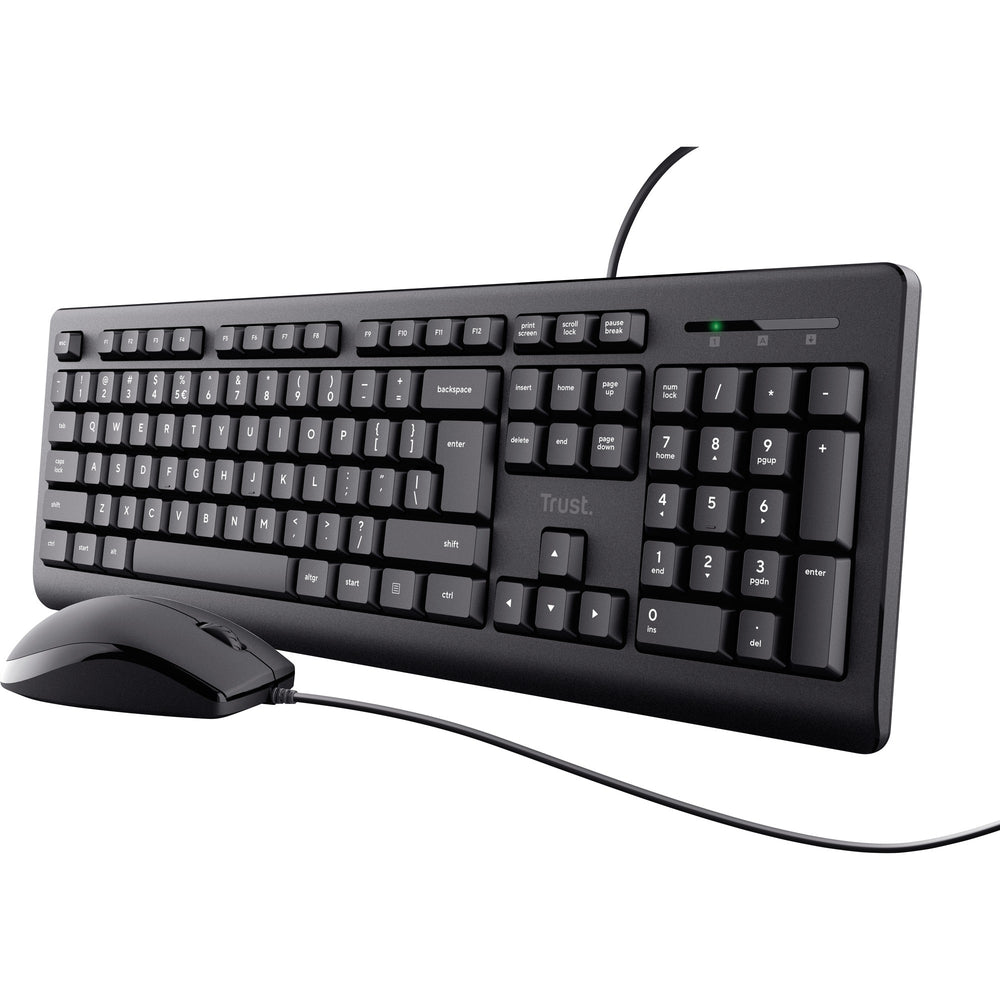 Trust Wired Keyboard And Mouse Set