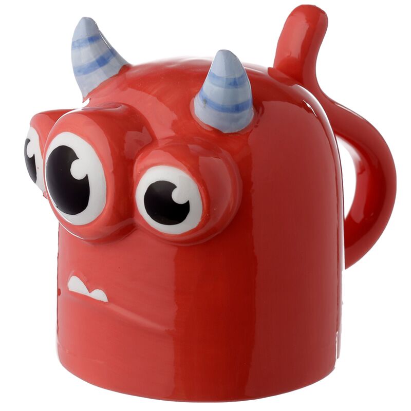 Monstarz rood monster onderboven keramiek mok