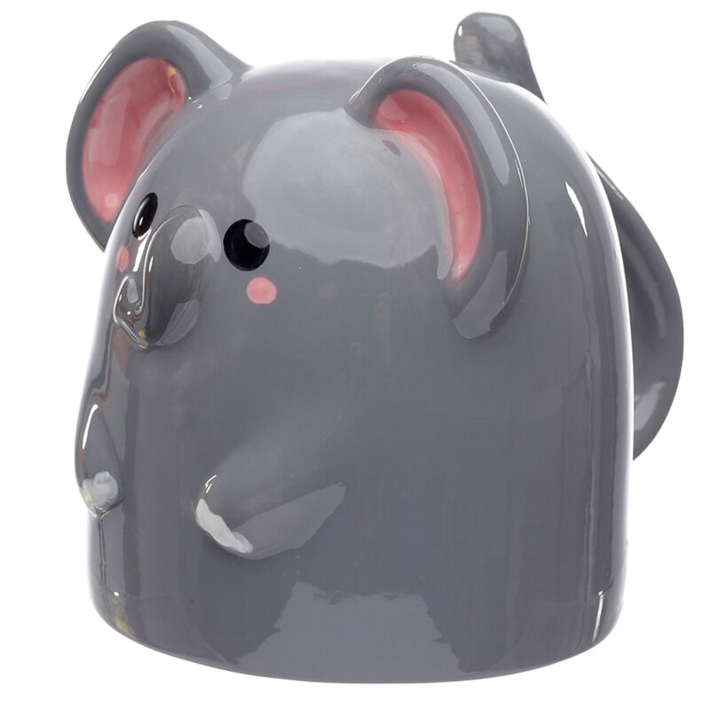 Cutiemals olifant onderboven keramiek mok