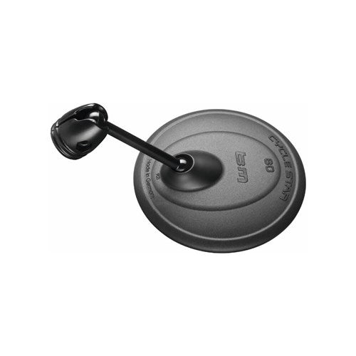 Busch Muller - Bumm mirror Large 80mm round mounted on straight handlebar 903 1