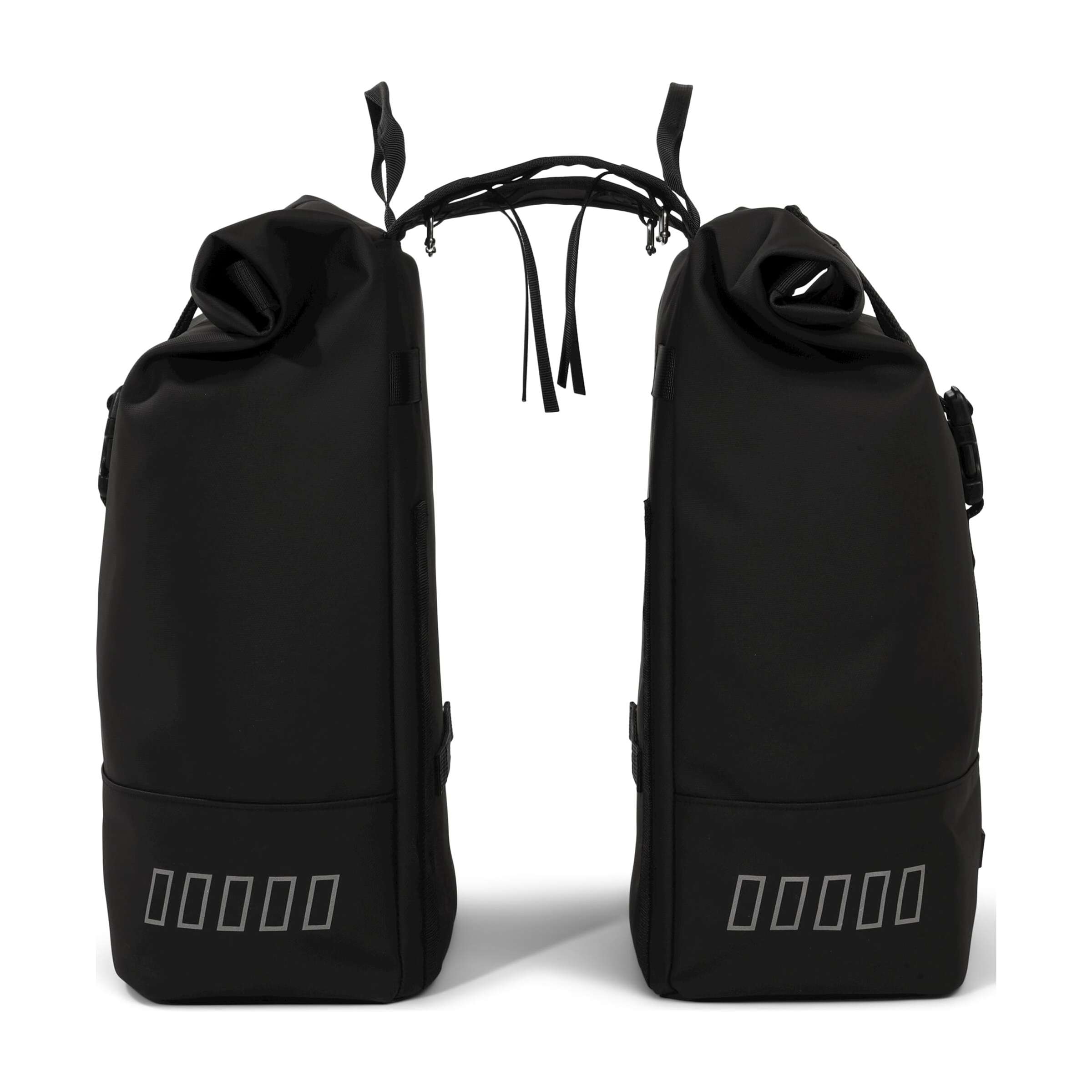 Urbanproof tas double roll up recycle 38l zwart