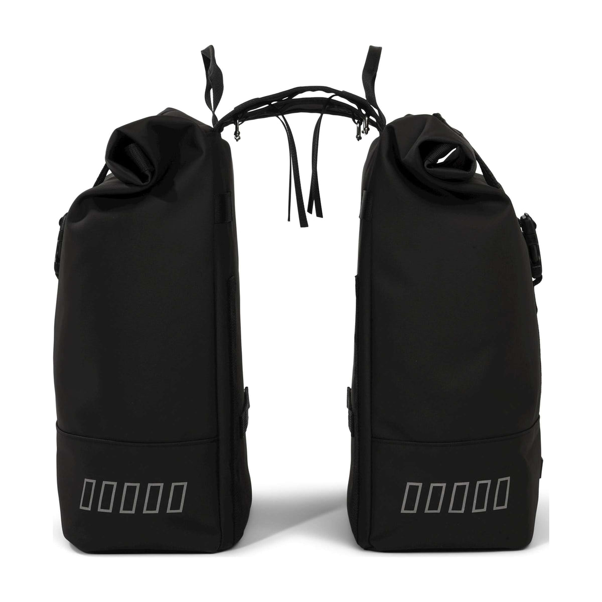 Urbanproof tas double roll up recycle 38l zwart