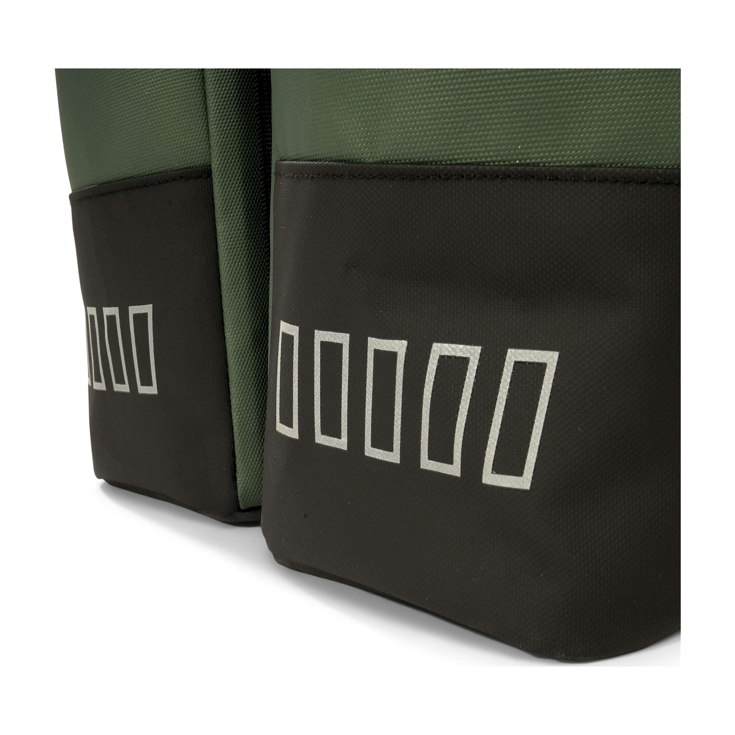 Urbanproof tas double roll up recycle 38l groen