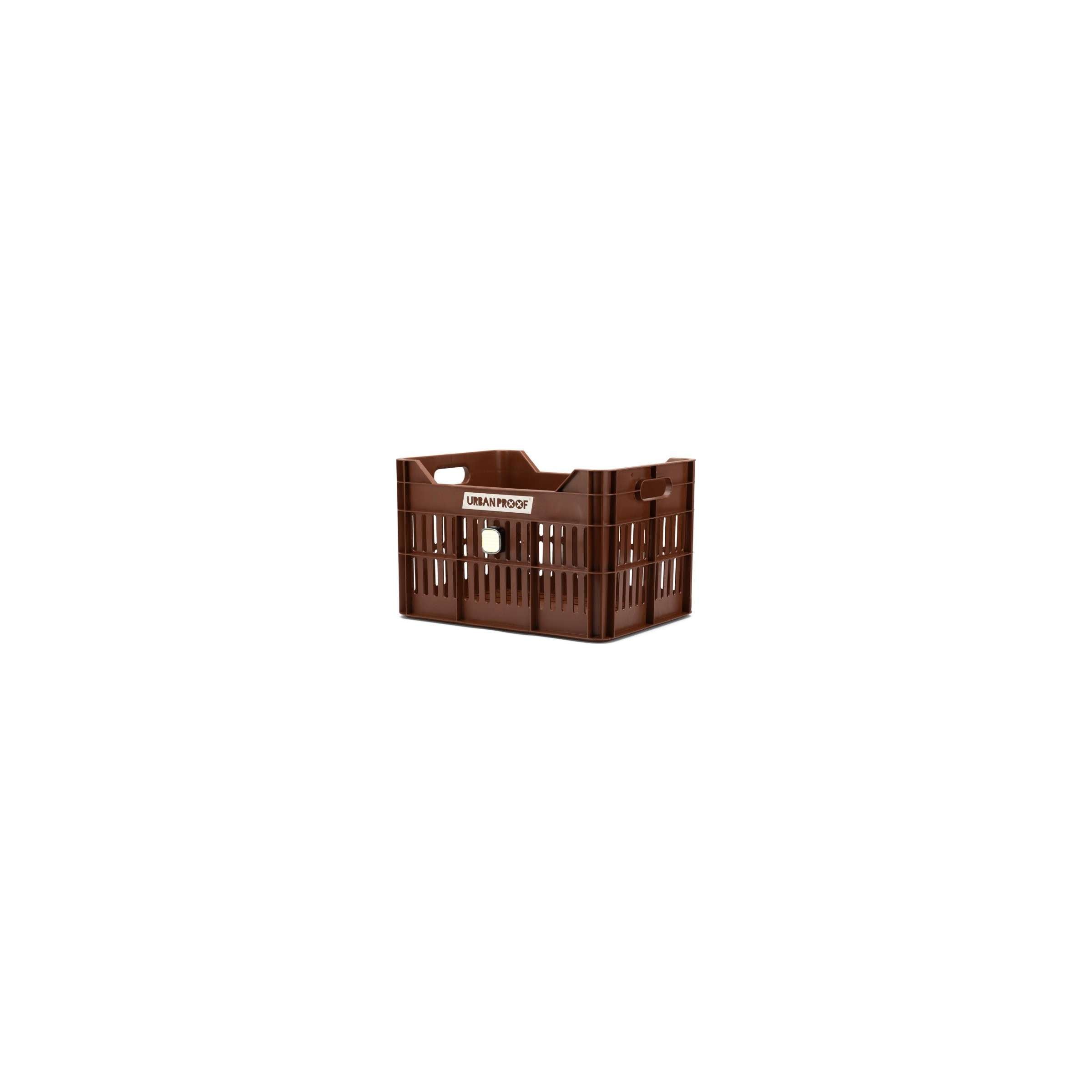 Dutchperfect urbanproof krat click 30l rpet donkerbruin