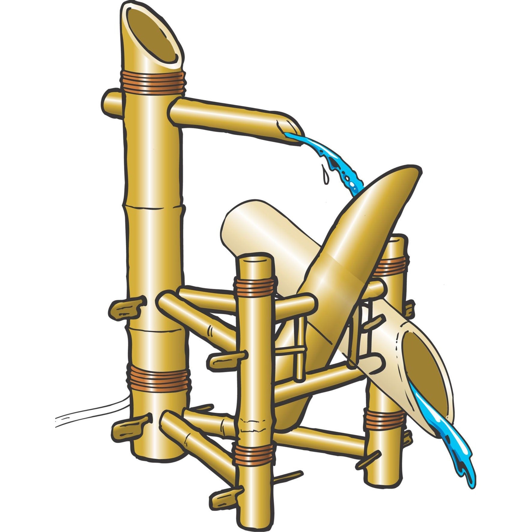 Ubbink Ubbink AcquaArte Bamboe watertuimelaar