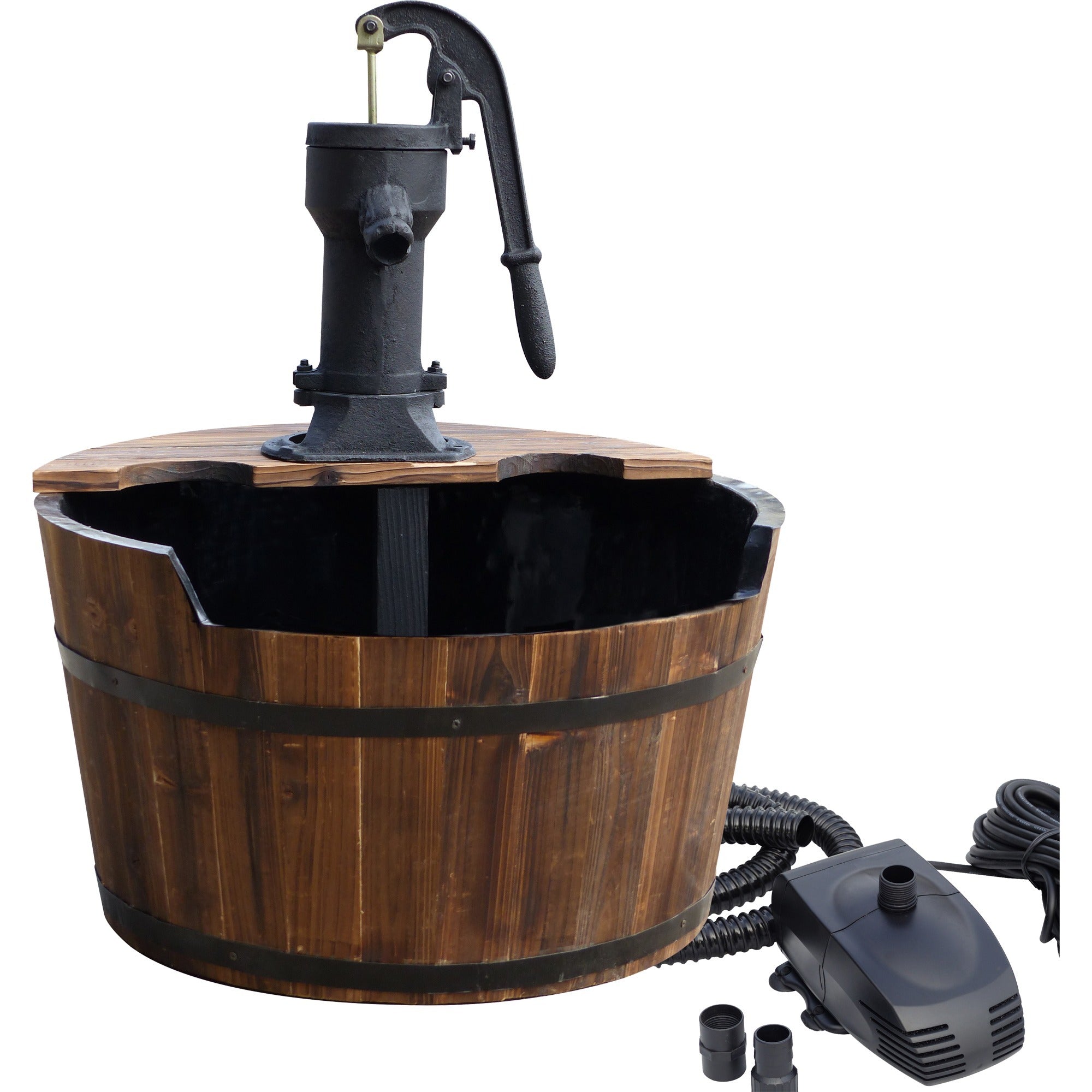 Ubbink waterornament houten ton