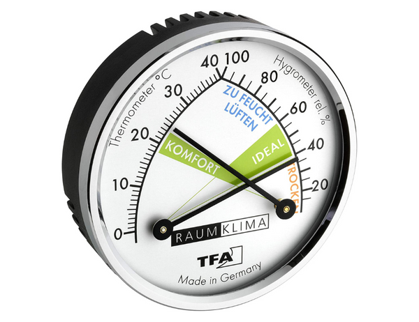 TFA Hygrometer Innen Luchtvochtigheid en Temperatuur Binnen en Buiten