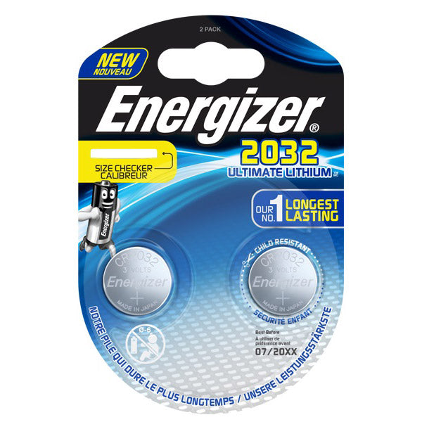 Energizer Ultimate Lithium 3V CR2032 Blister 2 stuks