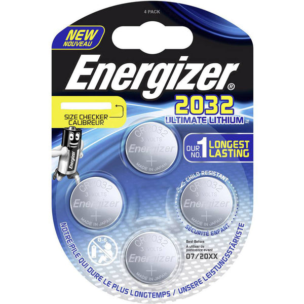 Pile bouton Energizer Cr2032 | Lithium | 3V | 235 mAh