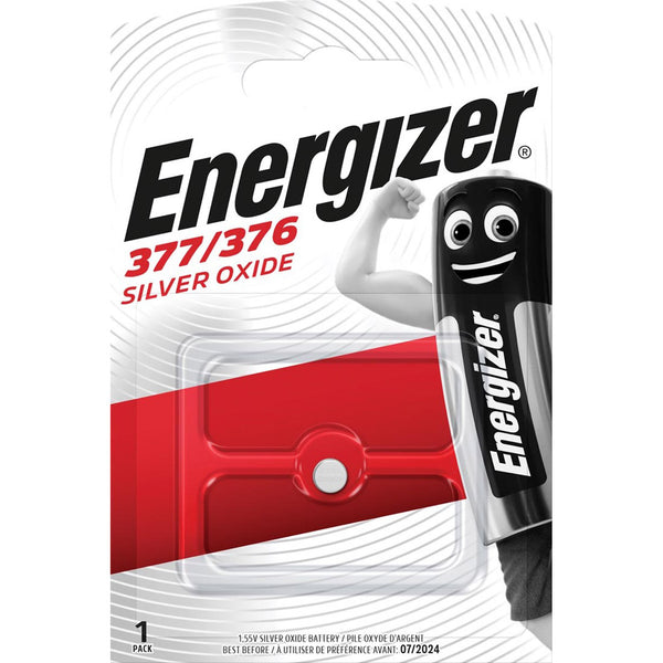 Energizer SR66 SR626 SW 1.55V button cell 377 376 blister