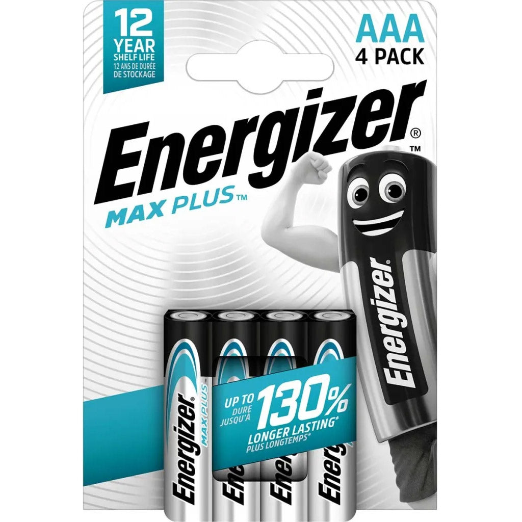 Enerdis energizer max plus lr03 aaa blister 4 stuks