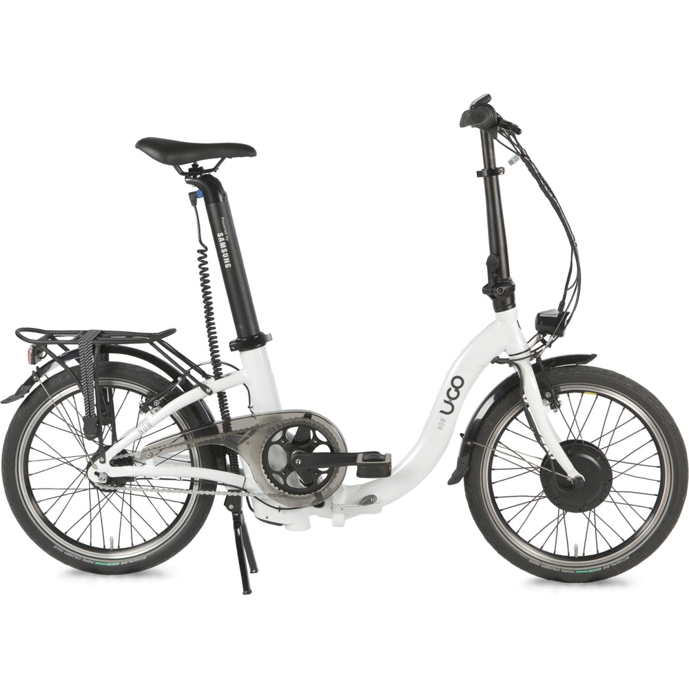 U.go 20 pouces vélo pliant électrique maintenant ei7 n7 blanc entrée basse