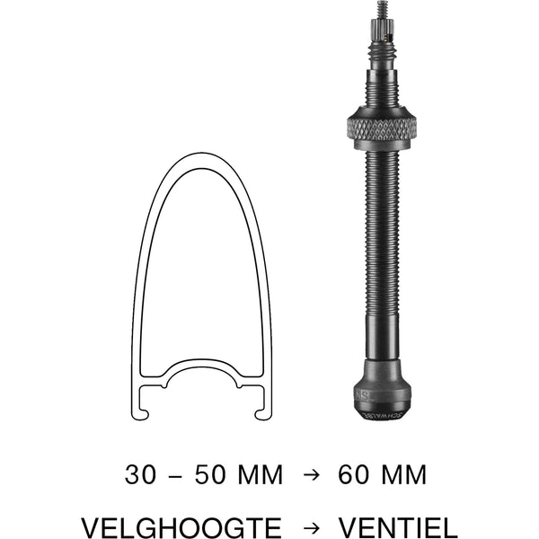 Axa ventielset schwalbe tubeless 60mm