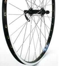 Roland voorwiel 28 shimano hb-qc400 zac19 zwart RVS spk