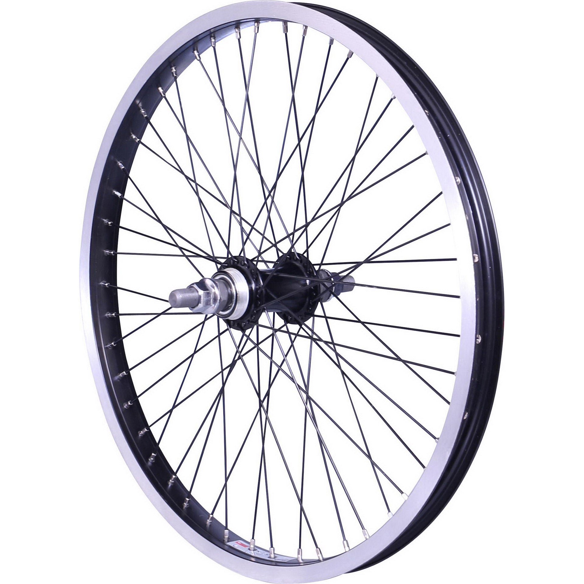 Velox achterwiel BMX Cargo 20 vrijloop 14mm als 48sp zw.