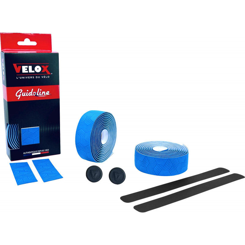 Velox stuurtape ultra grip 2.5 blauw (2e)