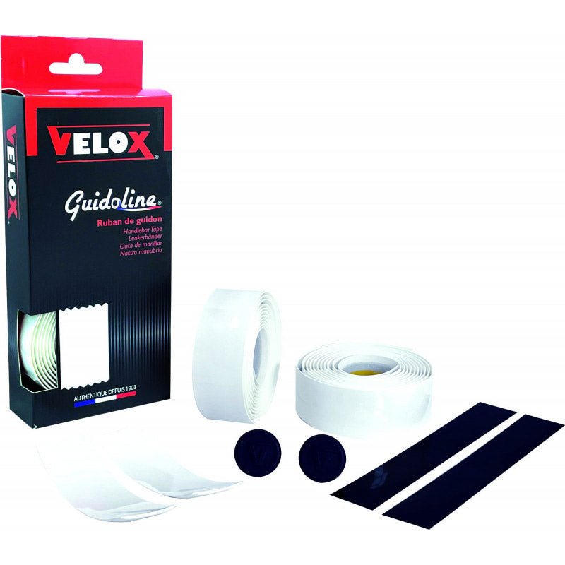 Velox stuurtape glans klassiek wit (2st)