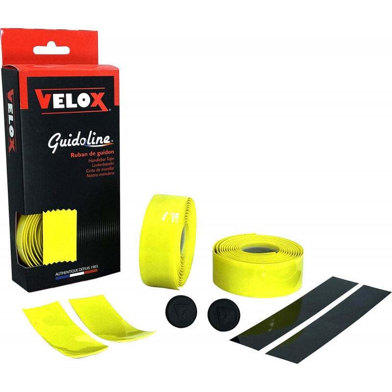 Velox stuurtape glans klassiek geel (2st)