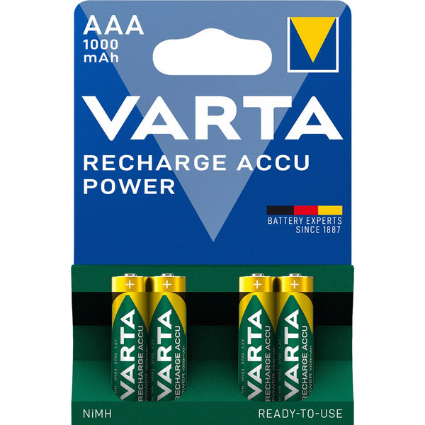 Varta Batterij R03 AAA oplaadbaar 1000mAh krt (4)