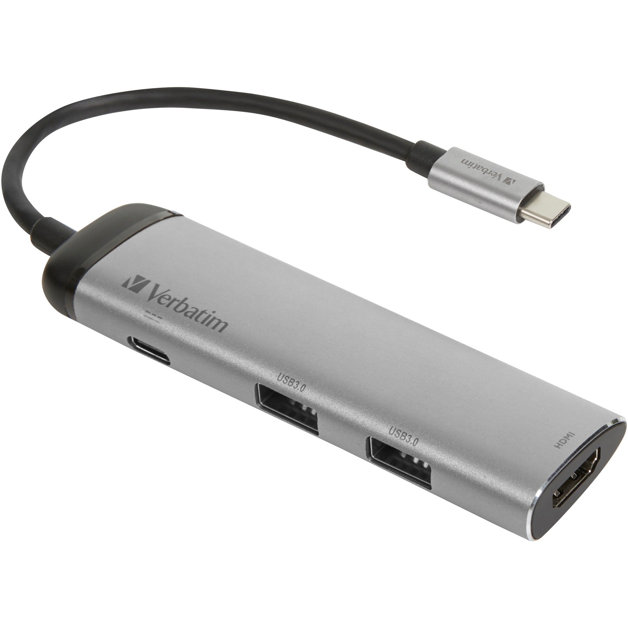 Verbatim Verbatim USB 3.2 Gen 1 multipoort hub, USB-C > 2x USB-A + US