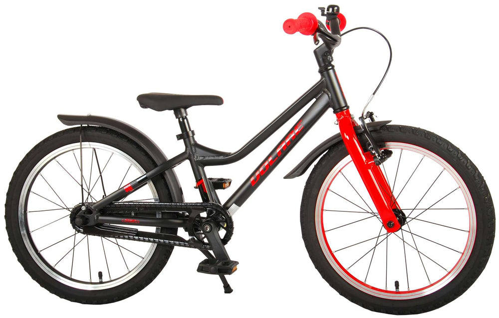 Volare Blaster Kinderfiets - Jongens - 18 inch - Zwart Rood - Prime Collection