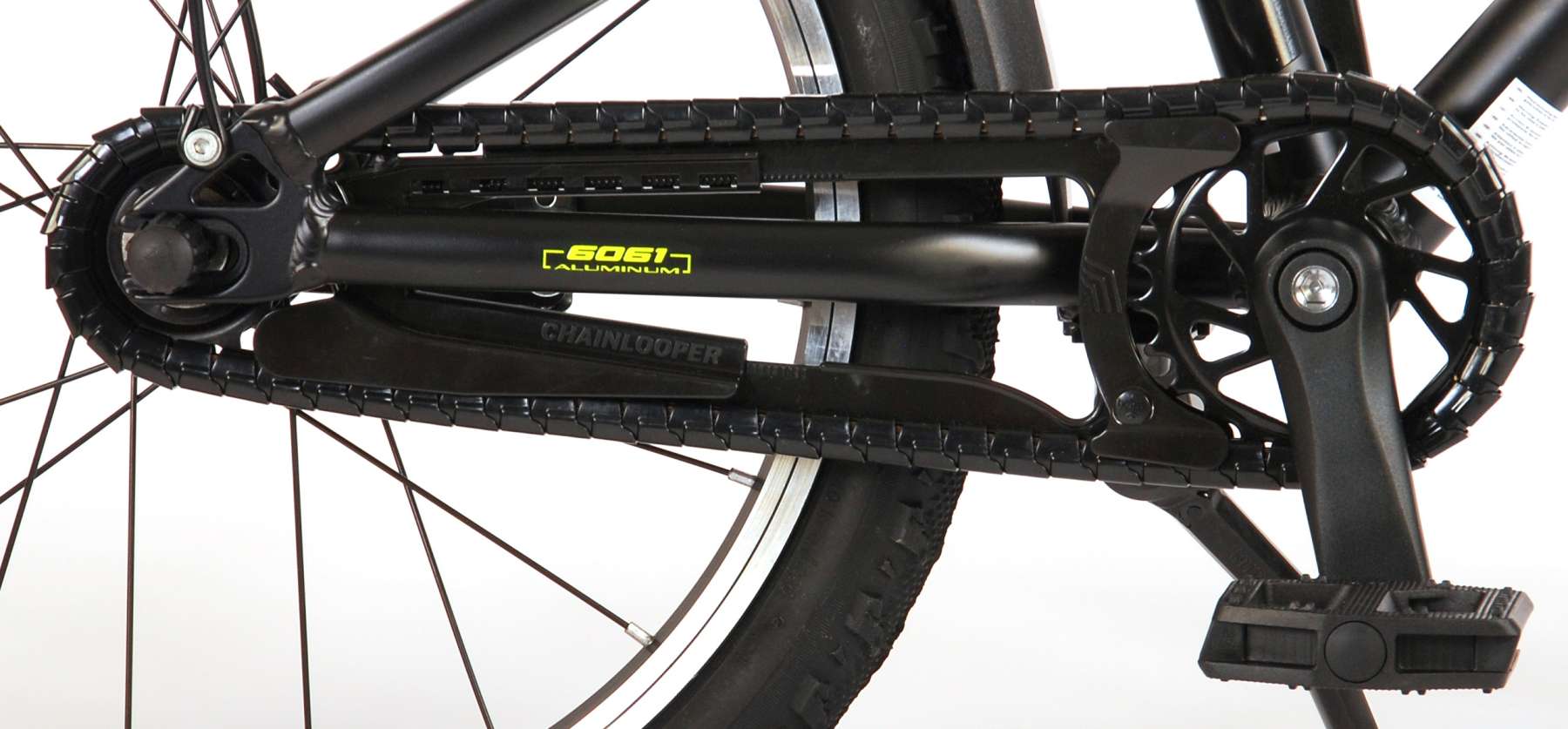 Volare Blaster Kinderfiets - Jongens - 18 inch - Zwart Geel Groen - Prime Collection