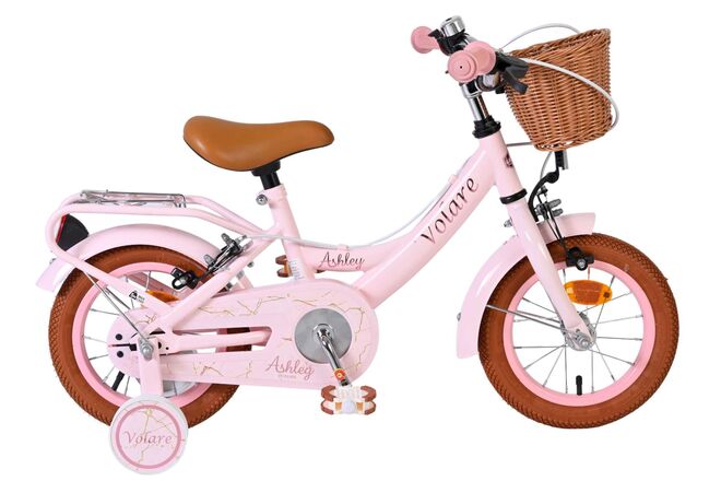 Volare Ashley Kinderfiets Meisjes 12 inch Roze Twee handremmen