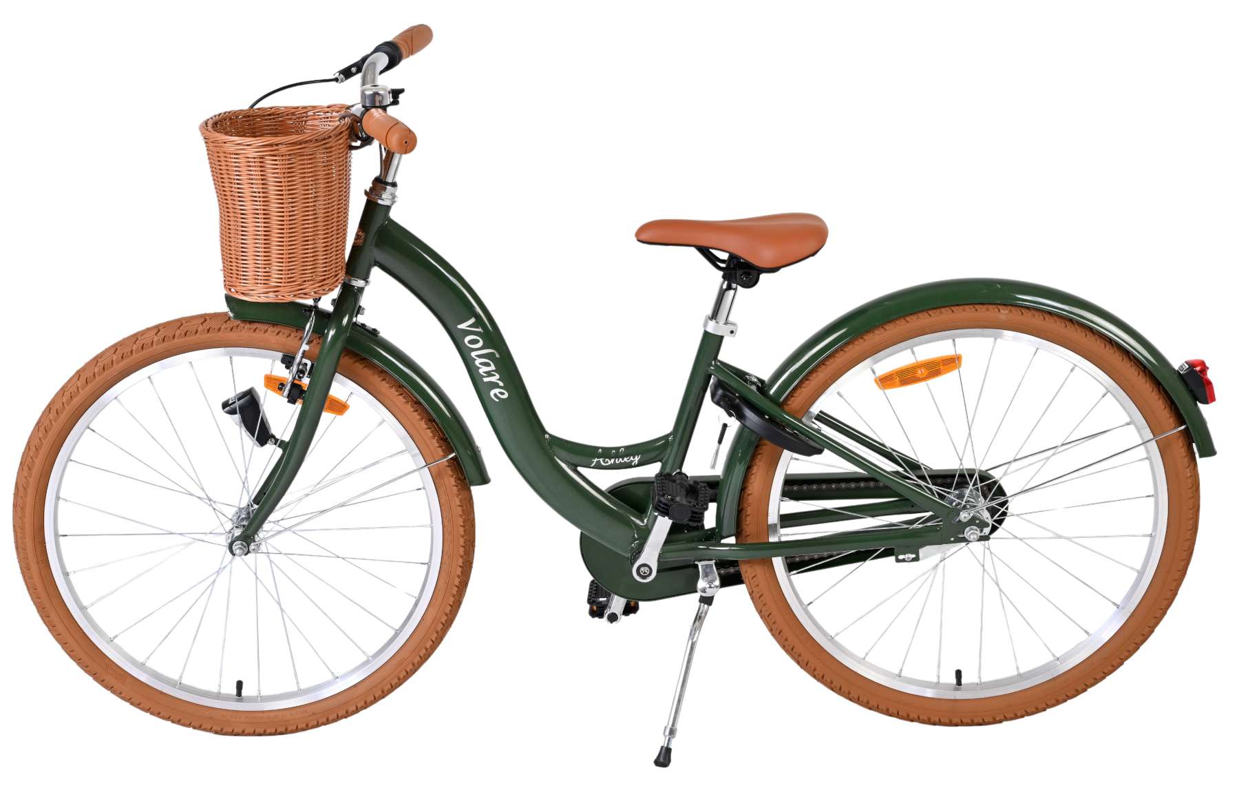 Volare ashley kinderfiets - meisjes - 24 inch - groen