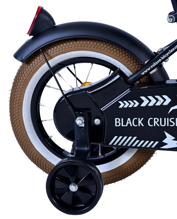 Volare Black Cruiser Kinderfiets - Jongens - 12 inch - Zwart