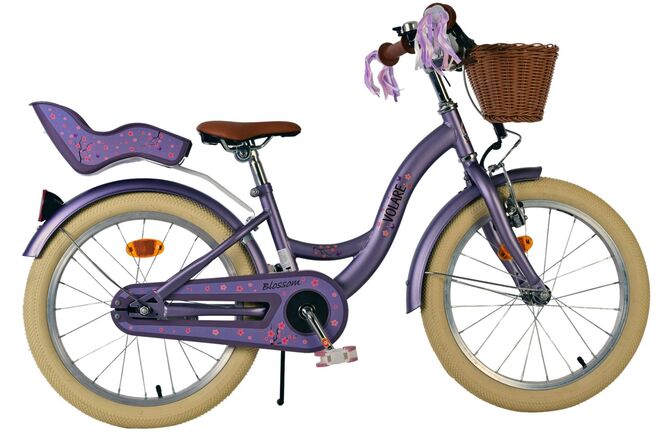 Volare blossom kinderfiets - meisjes - 18 inch - paars