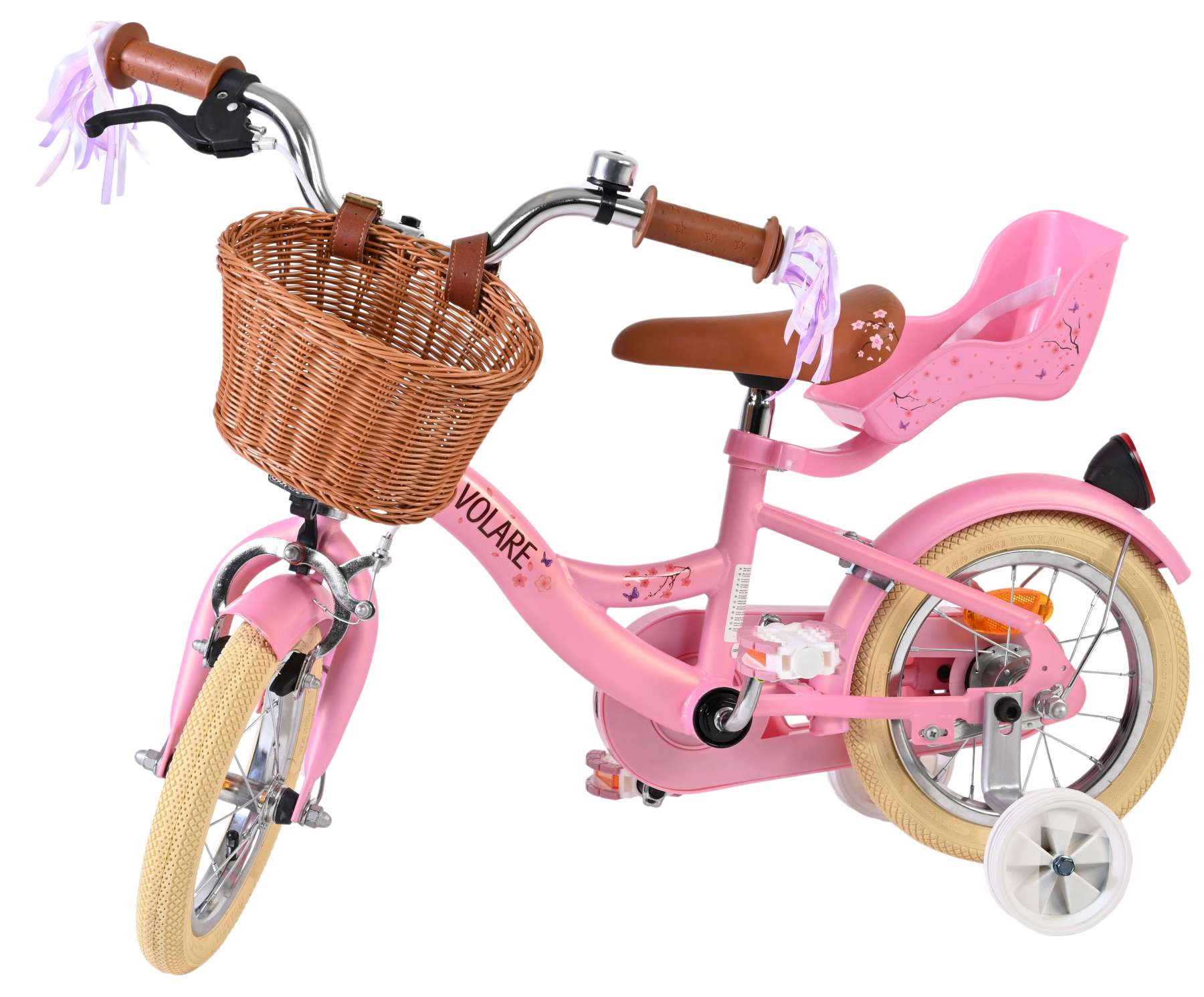 Volare blossom kinderfiets - meisjes - 12 inch - roze