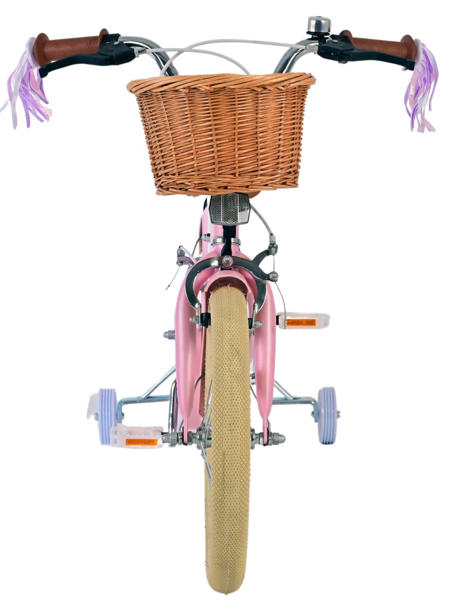 Volare bloesem kinderfiets - meisjes - 16 inch - roze - twee handremmen