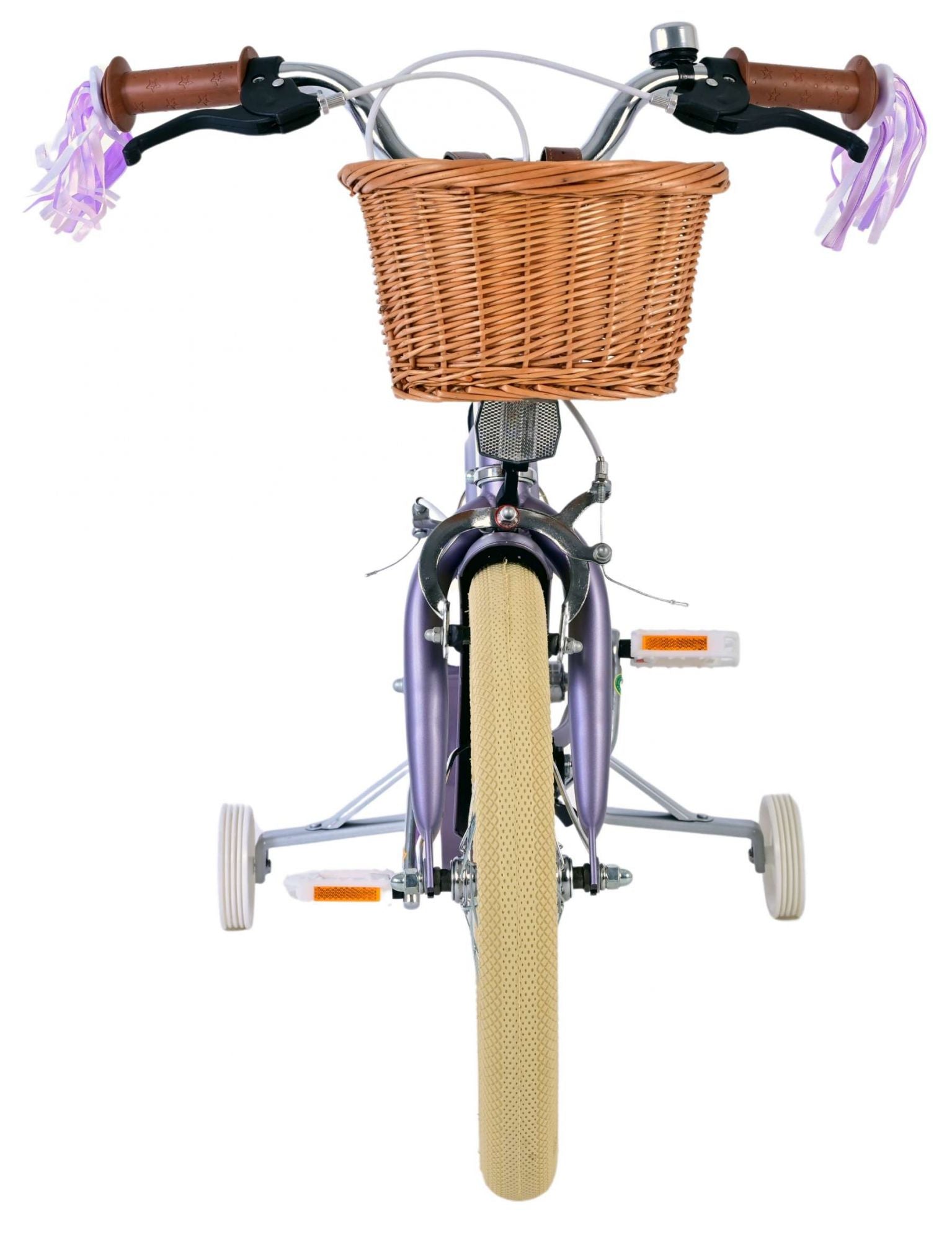 Volare bloesem kinderfiets - meisjes - 16 inch - paars - twee handremmen