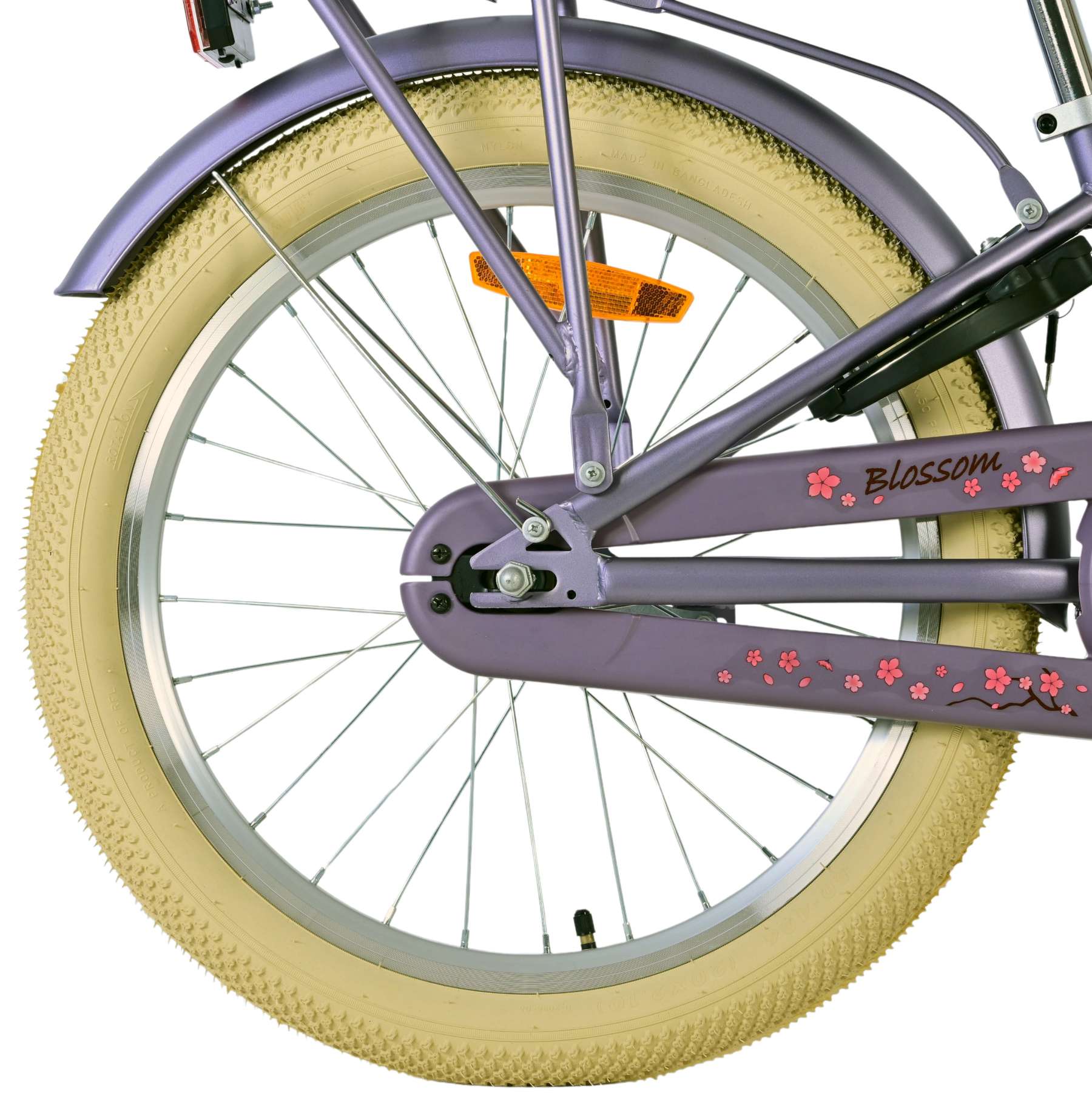 Volare bloesem kinderfiets - meisjes - 20 inch - paars