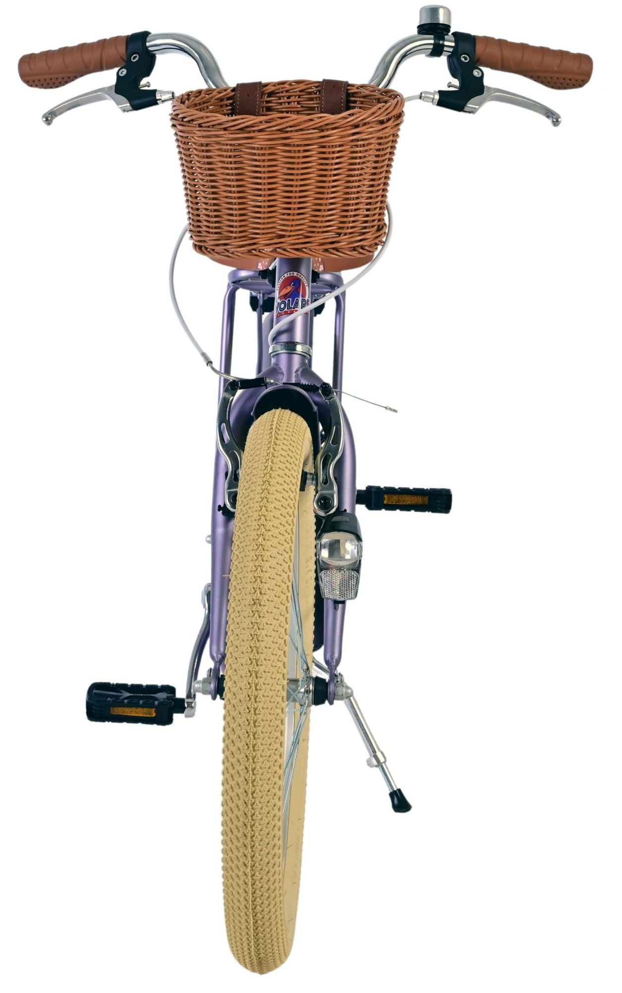 Volare bloesem kinderfiets - meisjes - 20 inch - paars - twee handremmen