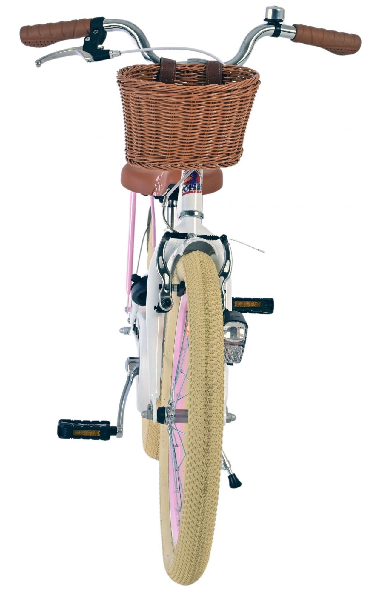 Volare bloesem kinderfiets - meisjes - 20 inch - wit