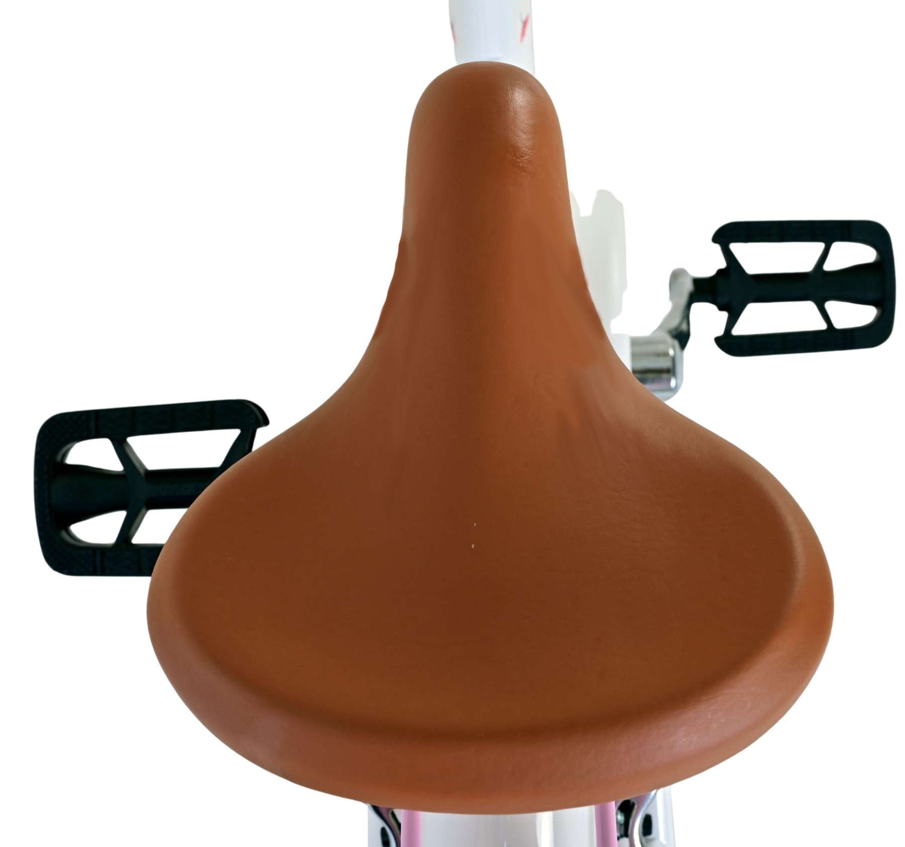 Volare bloesem kinderfiets - meisjes - 20 inch - wit - twee handremmen