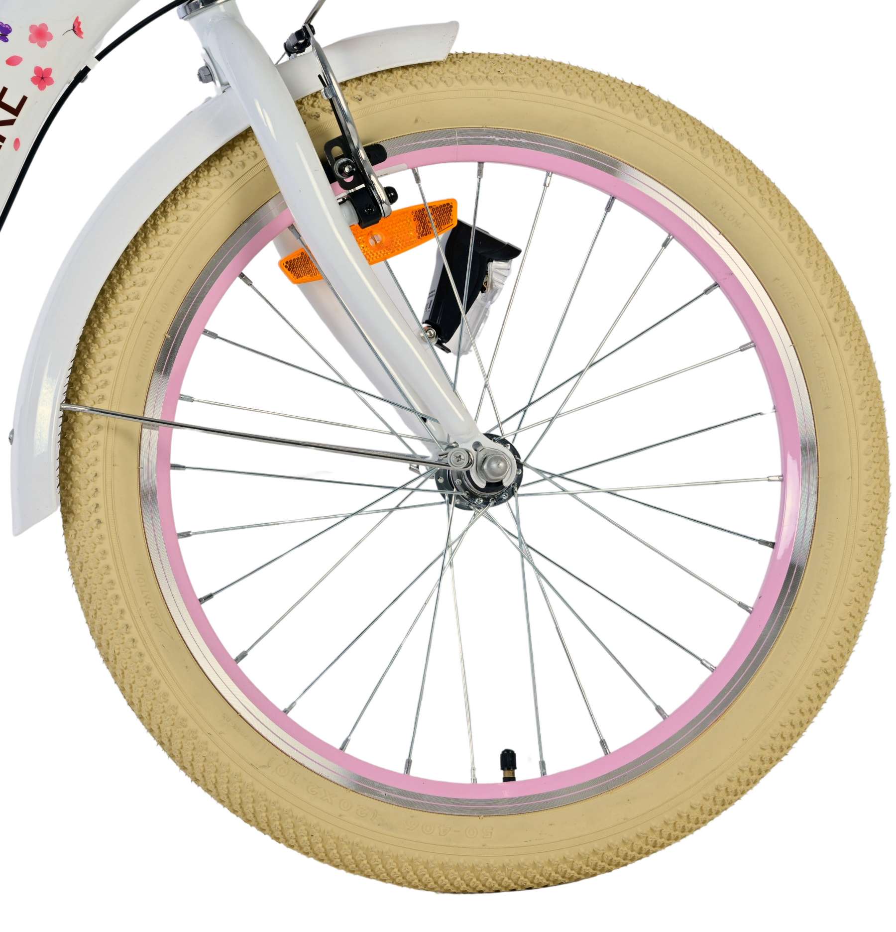 Volare bloesem kinderfiets - meisjes - 20 inch - wit - nexus 3 versnellingen