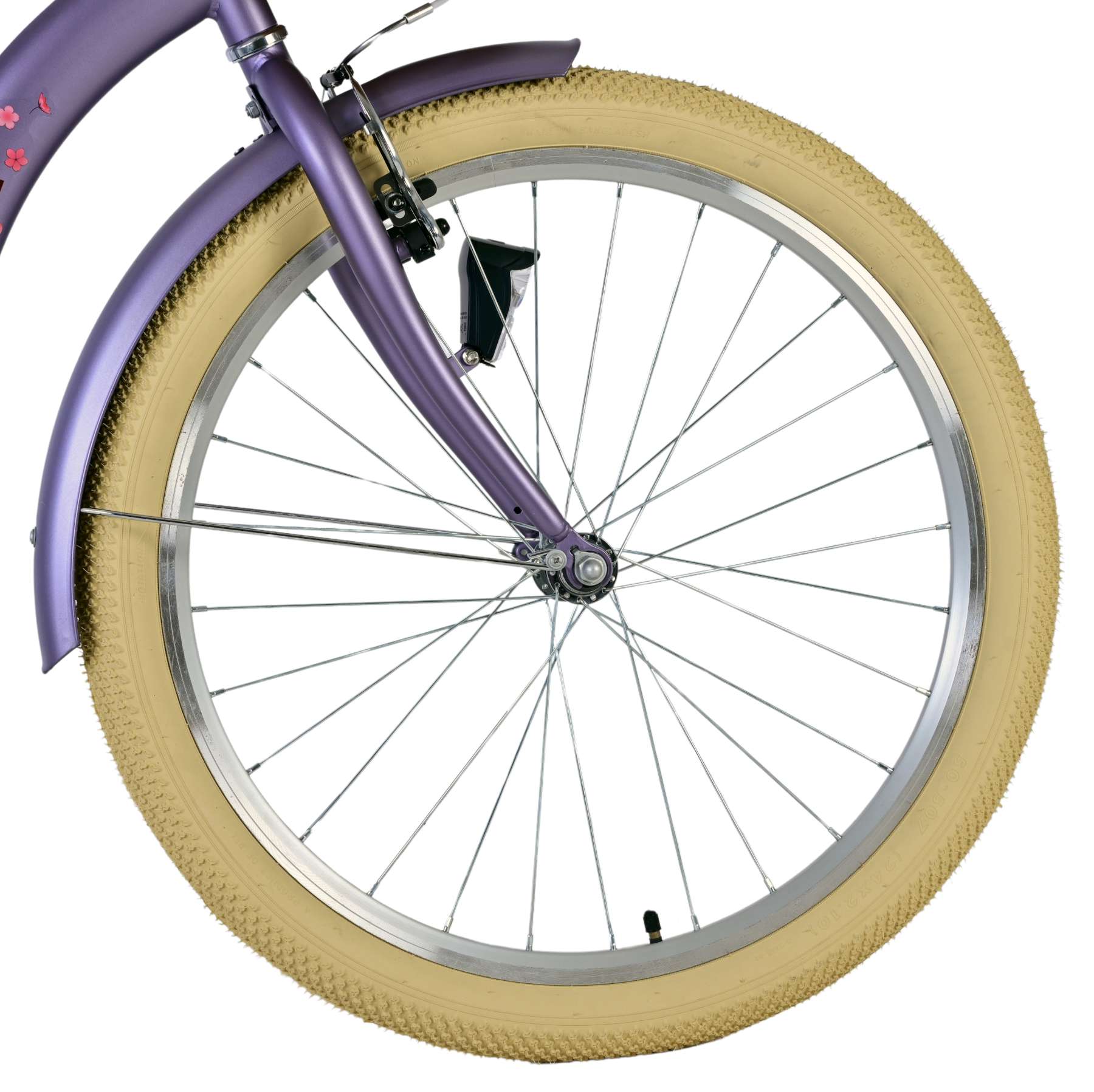 Volare bloesem kinderfiets - meisjes - 24 inch - paars