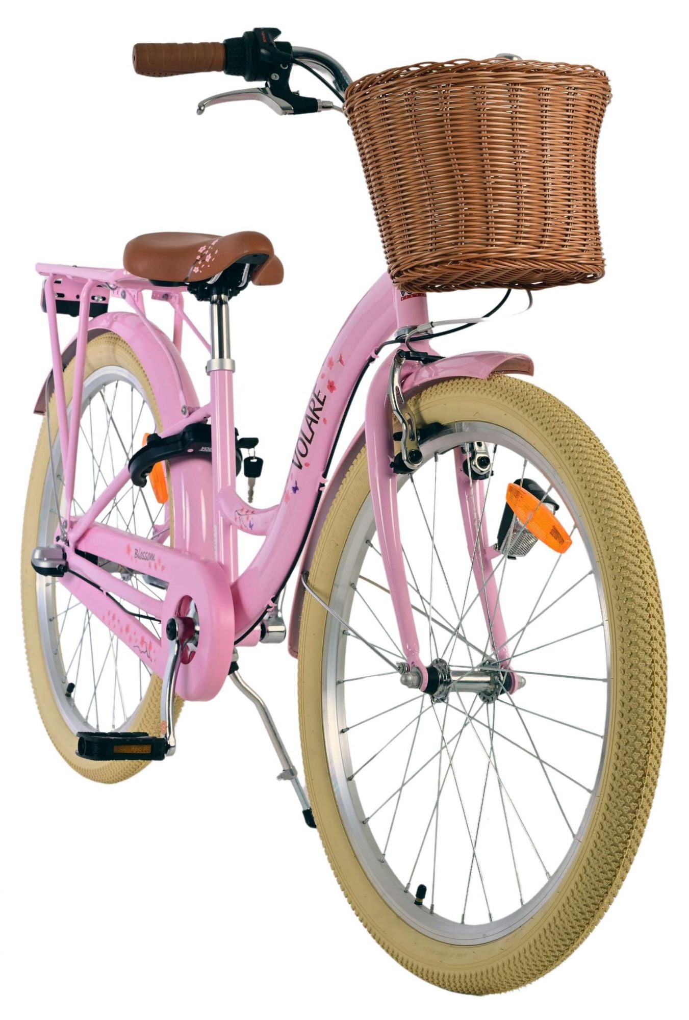 Volare bloesem kinderfiets - meisjes - 24 inch - roze - 3 versnellingen