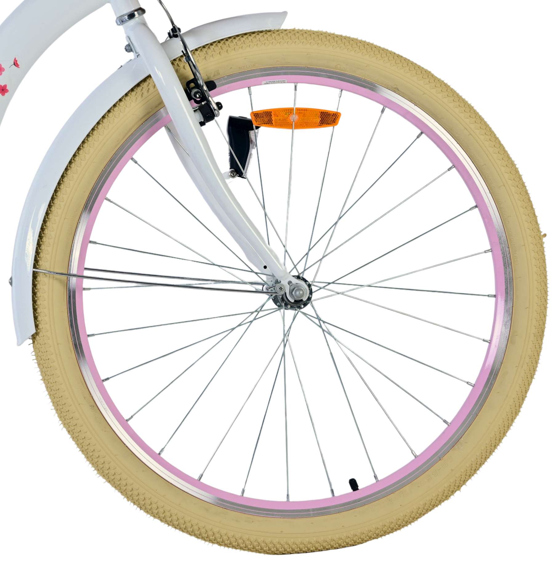 Volare bloesem kinderfiets - meisjes - 26 inch - wit