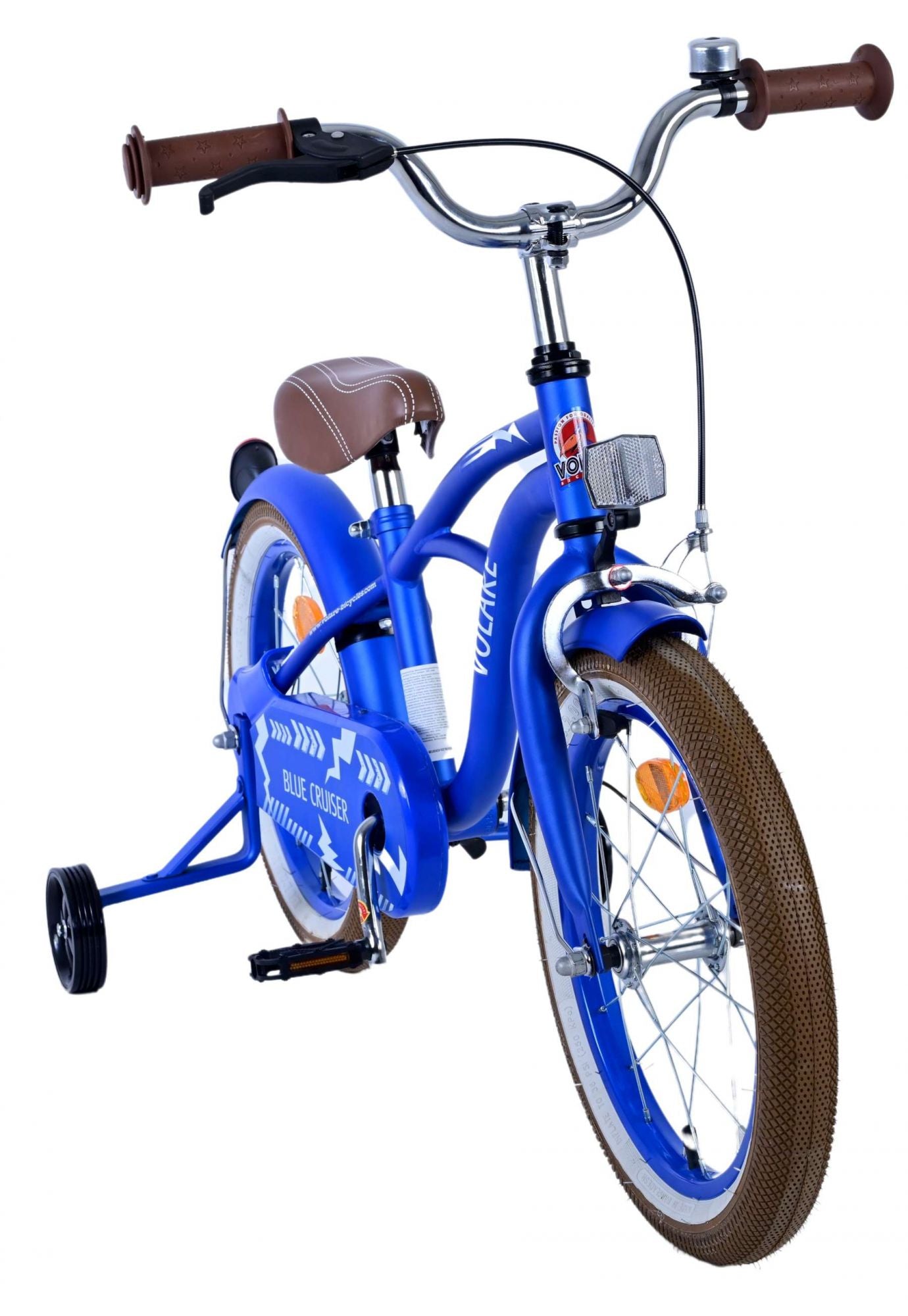 Volare blue cruiser kinderfiets - jongens - 16 inch - blauw