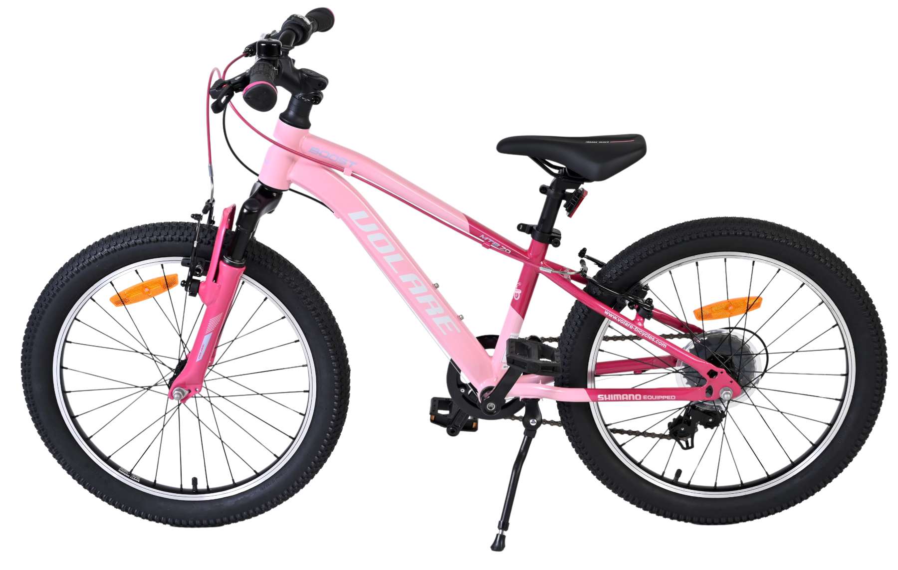 Volare boost kinderfiets - 20 inch - 7 speed - roze