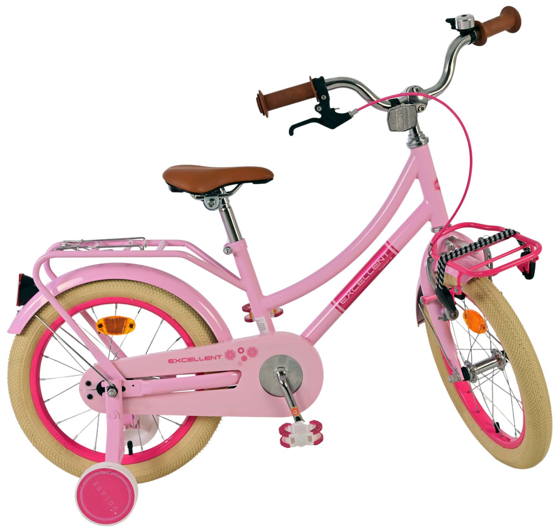 Volare excellent kinderfiets - meisjes - 16 inch - roze