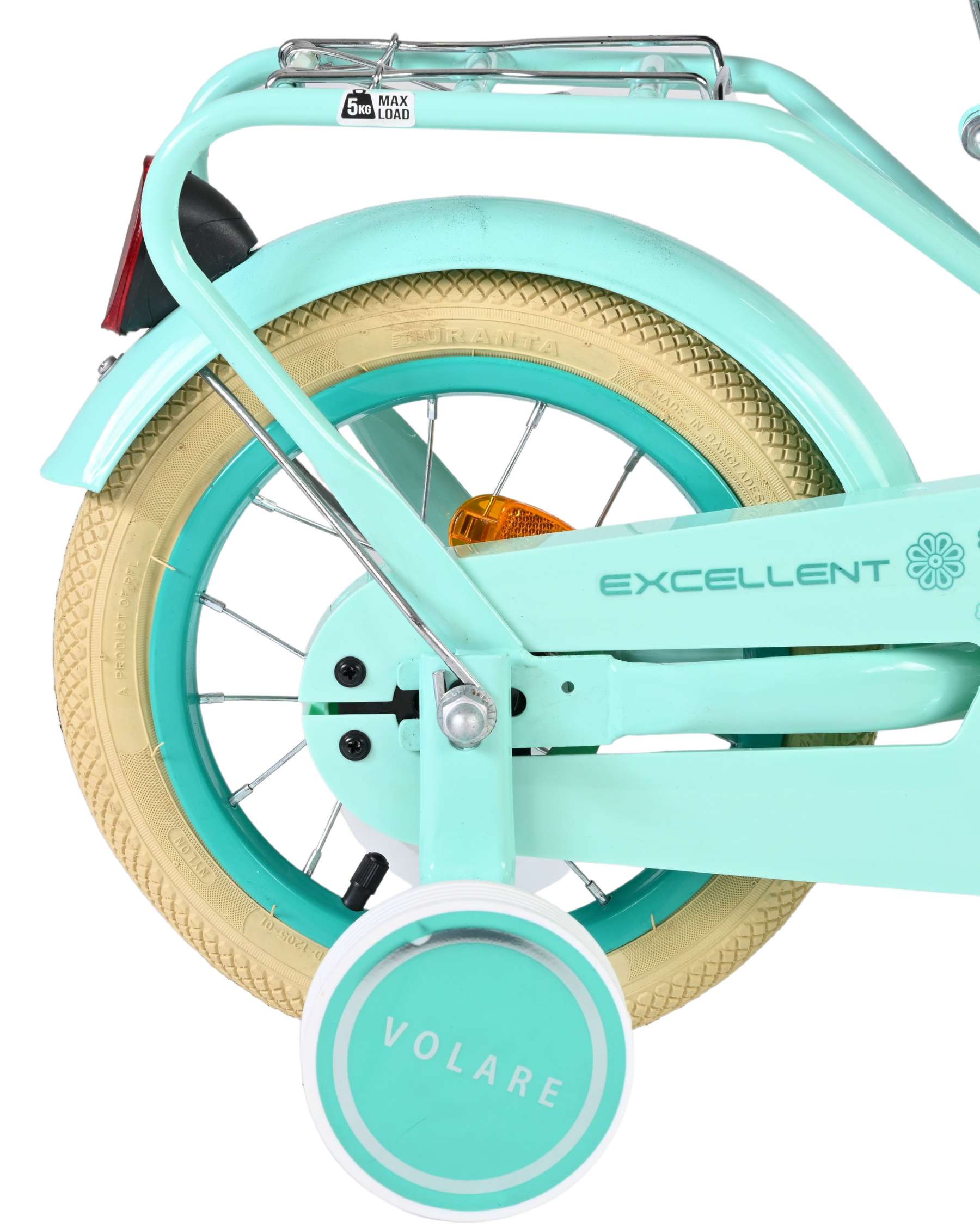 Volare excellent kinderfiets - meisjes - 12 inch - groen